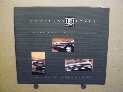 Cadillac Style International Touring Series 1991 folleto de ventas Alante Sevilla Foto 1 de 4