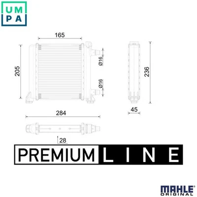 RADIATOR ENGINE COOLING CR 2596 000P FOR MINI B46A20A/A20B B48A20E/A20A 2.0L - Image 1 of 4