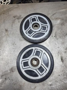 Vintage Skidoo Snowmobile 190mm Rear Plastic Idler Wheels Formula Mach Plus 93 - Picture 1 of 10