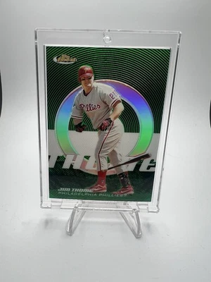 2005 Topps Finest - Jim Thome #32 Green Refractor /199 - Image 1 of 3