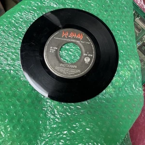 Def Leppard Photograph/Bringin On The Heartbreak VerTIGO Record 45 - Picture 1 of 5