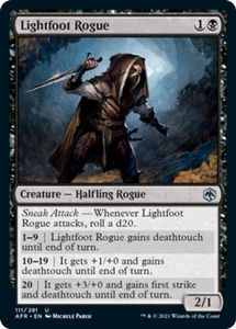 Lightfoot Rogue - Adventures in the Forgotten Realms #111/281 MTG Magic The Gath - Picture 1 of 1