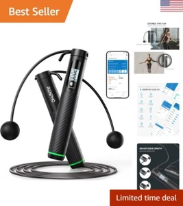 Cuerda de Saltar Inalámbrica, Cuerda de Saltar Pesada con Contador, Cuerdas de Saltar para Fitness,... - Imagen 1 de 10