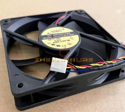 1PCS New ADDA AD1212LB-A7BGL 12V 0.24A 120*120*25MM 12CM 4Pin Cooling Fan - Image 1 of 4