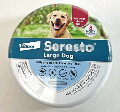 FURRYTALESS Elanco Flea & Tick Collar LARGE Dogs NEW & SEALED! US