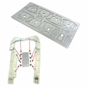 Para 1/14 Tamiya MAN TGX camión modelo coche alerón fractura de pie pieza 205 - Imagen 1 de 8