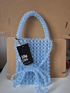 Rita Ora Blue Beaded Crossbody Phone Carrier BNWT - Picture 1 of 4