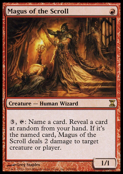 Magus of the Scroll ~ Lightly Played Time Spiral MTG Magic UltimateMTG Red Card - Image 1 of 1