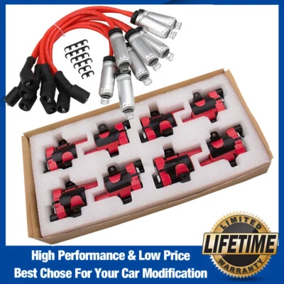 For Chevy Silverado GMC LS1 LS3 4.8 5.3L D585 UF262 Ignition Coils & Plug Pack - Image 1 of 4