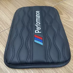 Car Armrest Pad Cover Auto Center Console Cushion for BMW Performance Universal - Picture 1 of 9