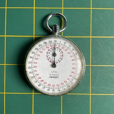 CRONÓMETRO ORIGINAL VINTAGE 1/10 4 JOYAS PARA PIEZAS O REPARACIÓN Foto 1 de 4