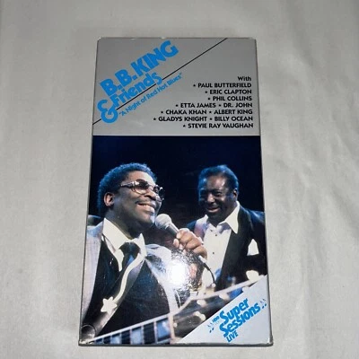 B.B. King and Friends - "A Night of Red Hot Blues" 1987 (VHS)  - Image 1 of 4
