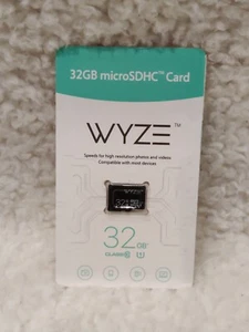 Wyze Expandable Storage 32GB MicroSDHC Card Class 10 Black - Picture 1 of 2