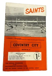 SOUTHAMPTON V COVENTRY CITY - DIVISION ONE - 11/5/1968 - Picture 1 of 1