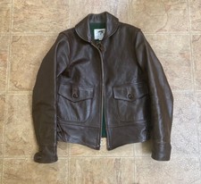 Himel Bros Seal shinki Cossack leather jacket Size 36