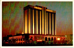 Cartolina Postata 1984 Golden Nugget Hotel Casino Atlantic City New Jersey - Foto 1 di 2