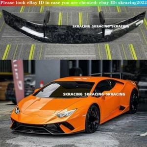 Forge Carbon Rear Trunk Spoiler Wing lip For Lamborghini Huracan Evo LP610 LP580 - Picture 1 of 9