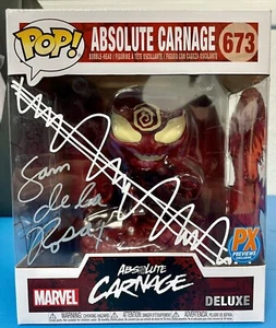 Funko Pop! Absolute Carnage Signed And Sketched By Sam De La Rosa New NM JSA - Picture 1 of 5