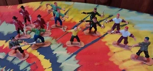 13 Resin Hard Plastic Pirate Toy Figures 2.75” lot vtg cake topper Buccaneers - Picture 1 of 2