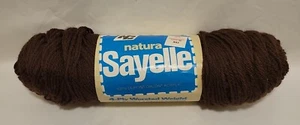 Natura Sayelle 4 Ply Wood Brown 306 Yarn Skein Dye Lot: 55655 J3 NOS - Picture 1 of 6
