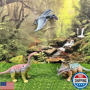 Juguetes de dinosaurios EKU juguete de pterodáctilo aleteo de alas Eudimorphodon, cabeza se mueve att - Imagen 1 de 5