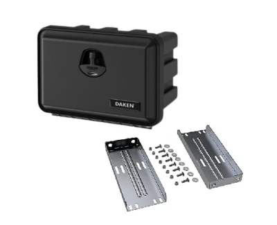 Deichselbox Daken 500x inkl horizontal Halter Werkzeugkasten Anhänger Staukiste - Bild 1 von 4