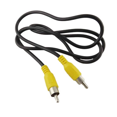 3FT Single 1-RCA Phono Male To RCA Male Composite Audio Video Adapter Cable 1M - Image 1 of 4