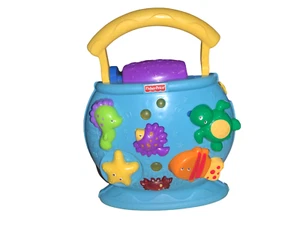 Fisher Price Ocean Wonders Deep Blue Sea Tote-a-Tune Fishbowl - Toddler Toy - Picture 1 of 7