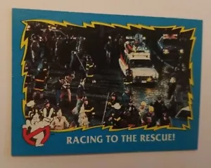 1989 Topps Ghostbusters II Movie Trading Card #68 Racing To The Rescue! - Picture 1 of 2