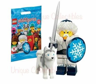 LEGO 71032 Series 22 Snow Guardian #4 Minifigure with Husky Dog CMF Brand New - Image 1 of 4