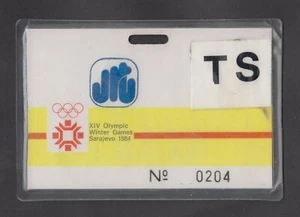 OLYMPIC SARAJEVO 1984 The official card of the Organising Committee JRT TS - Picture 1 of 12