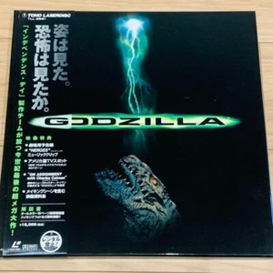 Godzilla 1998 LD Laserdisc 3disc TLL-2551 Japan W/Obi - Picture 1 of 5