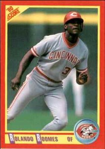 1990 Score Rolando Roomes Cincinnati Reds #417