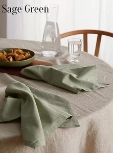 100 Pcs Sage green Napkins 16X16 Wedding Napkin 100% Cotton Table luxury napkins - Picture 1 of 2