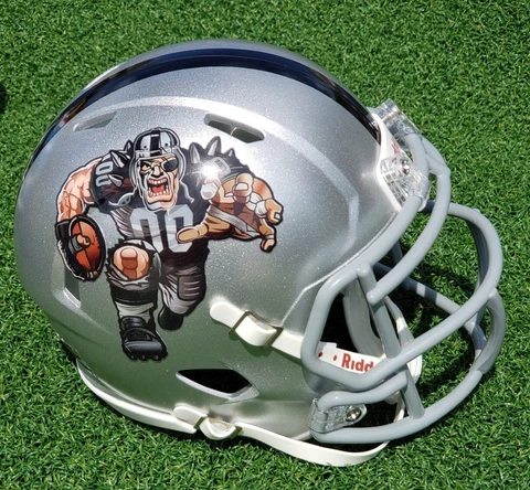 LAS VEGAS / OAKLAND RAIDERS WILDMAN CONCEPT FOOTBALL MINI HELMET Cover