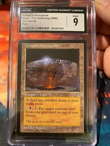 MTG Stronghold Volrath's Stronghold CGC 9 - Picture 1 of 2