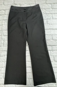 Teatro schwarze Anzughose Größe 12 schwarz Satin Bund weites Bein Anzughose - Bild 1 von 9