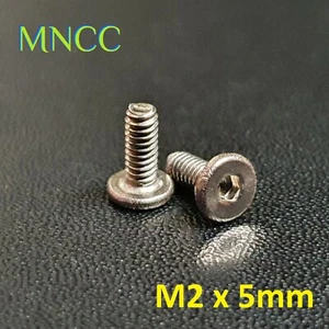 2/5/10pcs M2 x 5mm Hex Socket Wafer Head Screw For Laptop Notebook 304 Stainless - Picture 1 of 7
