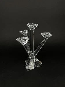 Villeroy & Boch Kerzenständer Kristallglas 4-armig Kerzenleuchter Glas crystal - Bild 1 von 13