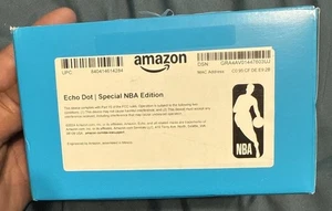 Amazon Echo Dot Special NBA Edition New Open Box - Picture 1 of 6