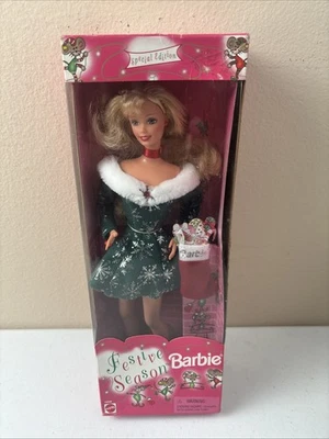 Barbie Temporada Festiva 1997 Edición Especial Barbie Coleccionable Leer y Ver Fotos Foto 1 de 4