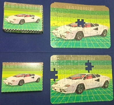 2 Puzzle De Colección FX Schmid Hot Cars Lamborghini Countach 5000 S 54 Piezas Nº 93314.5 Foto 1 de 4