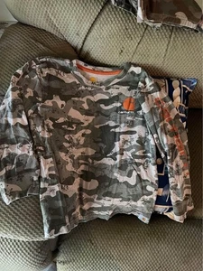 Kleinkind Größe 4T Carhartt Langarm Camouflage Hemd -3t Jeans - Bild 1 von 7
