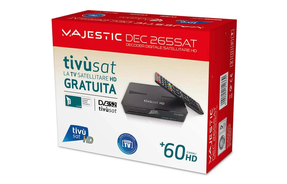 Decoder Majestic Dec-265sat Tivã¹sat 110265