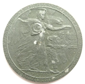 [R3922] Medalla 1915, 1. Guerra Mundial, Gloria Victoria, oficina de asistencia a la guerra - Imagen 1 de 2