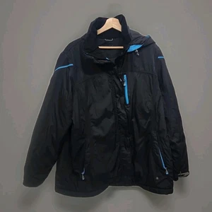 LANDS' END WINTER SKI JACKET WOMENS Size 2X Black  - Picture 1 of 15