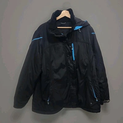 LANDS' END WINTER SKI JACKET WOMENS Size 2X Black  - Image 1 of 4