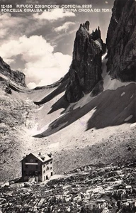 1896) RIFUGIO ZSIGMONDY TIMBRO OPERA NAZIONALE FIGLI AVIATORI COLONIA MONGUELFO - Picture 1 of 2