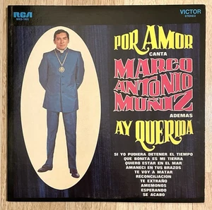 Marco Antonio Muniz Por Amor LP Latin Vinyl RCA The Beatnuts VG+ - Foto 1 di 3