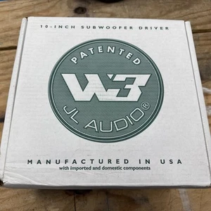 JL Audio 10W3v3-4 10" 4 Ohm 500W Subwoofer Coche W3 Totalmente Nuevo - Imagen 1 de 1